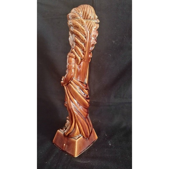 Vintage 1968 Ezra Brooks Native American Chief Whiskey Decanter - Picture 7 of 9